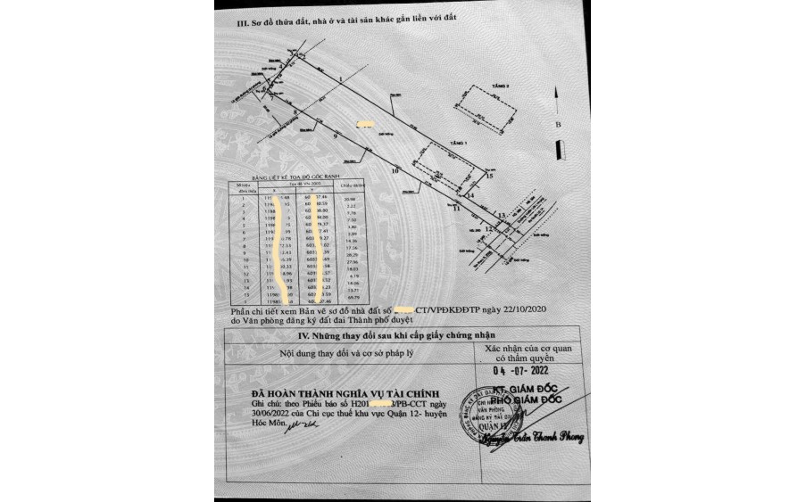 Bán nhà Mặt tiền Vườn Lài P. An Phú Đông Q. 12, 1963m2, giá chỉ 6x tỷ